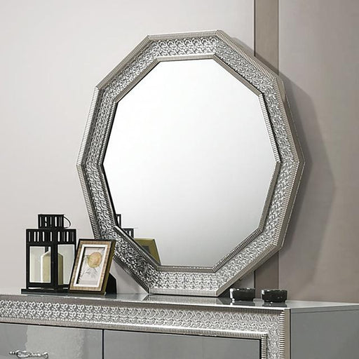 Cassiopeia Decagon Mirror - U&U Home Budget Furniture (Carteret, NJ)