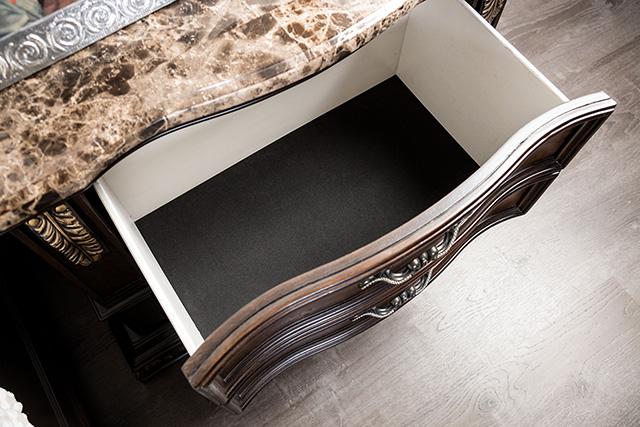 Aquilina Nightstand, USB - U&U Home Budget Furniture (Carteret, NJ)