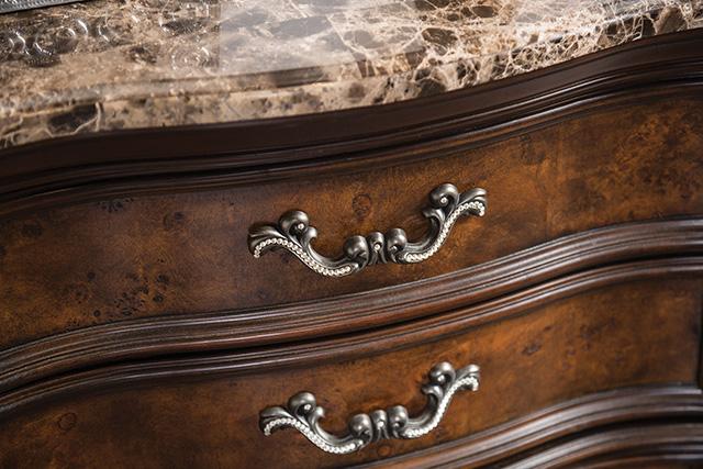 Aquilina Nightstand, USB - U&U Home Budget Furniture (Carteret, NJ)