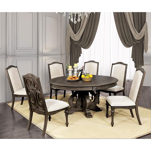Arcadia Rustic Dining Table Set - U&U Home Budget Furniture (Carteret, NJ)