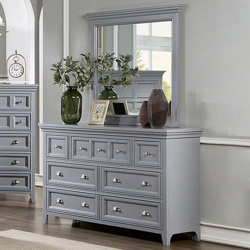 CASTLILE Dresser, Gray - U&U Home Budget Furniture (Carteret, NJ)