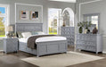 Castlile Bed Grey - U&U Home Budget Furniture (Carteret, NJ)