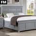 Castlile Bed Grey - U&U Home Budget Furniture (Carteret, NJ)