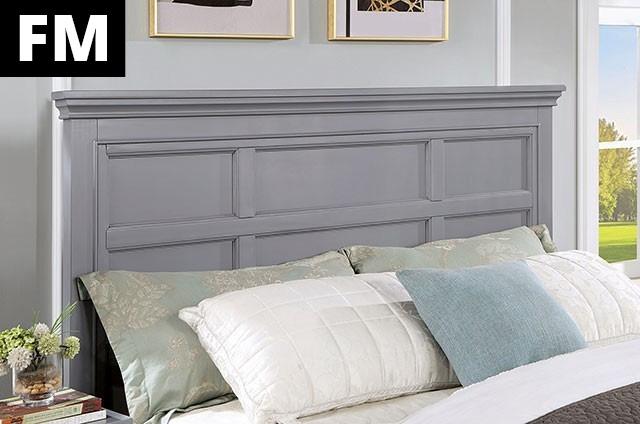 Castlile Bed Grey - U&U Home Budget Furniture (Carteret, NJ)