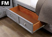 Castlile Bed Grey - U&U Home Budget Furniture (Carteret, NJ)