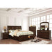 Castor Bed Black, Chrome, & White - U&U Home Budget Furniture (Carteret, NJ)