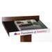 Catalia Dark Oak/Espresso Book Stand - U&U Home Budget Furniture (Carteret, NJ)