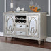 CATHALINA Server, Silver - U&U Home Budget Furniture (Carteret, NJ)