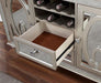 CATHALINA Server, Silver - U&U Home Budget Furniture (Carteret, NJ)