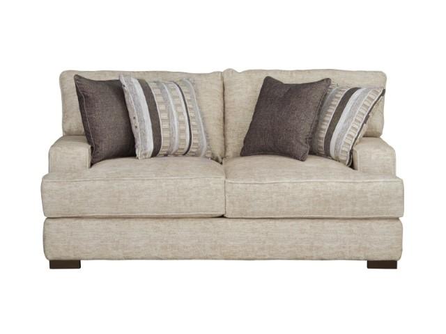 ARDENFOLD Loveseat, Beige & Gray - U&U Home Budget Furniture (Carteret, NJ)