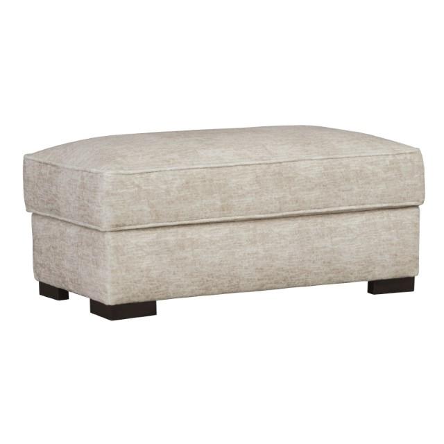 ARDENFOLD Ottoman, Beige & Gray - U&U Home Budget Furniture (Carteret, NJ)