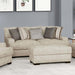 ARDENFOLD Sofa, Beige - U&U Home Budget Furniture (Carteret, NJ)