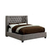 Cayla Bed Silver & Grey - U&U Home Budget Furniture (Carteret, NJ)