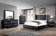 Cayla Bed Silver & Grey - U&U Home Budget Furniture (Carteret, NJ)