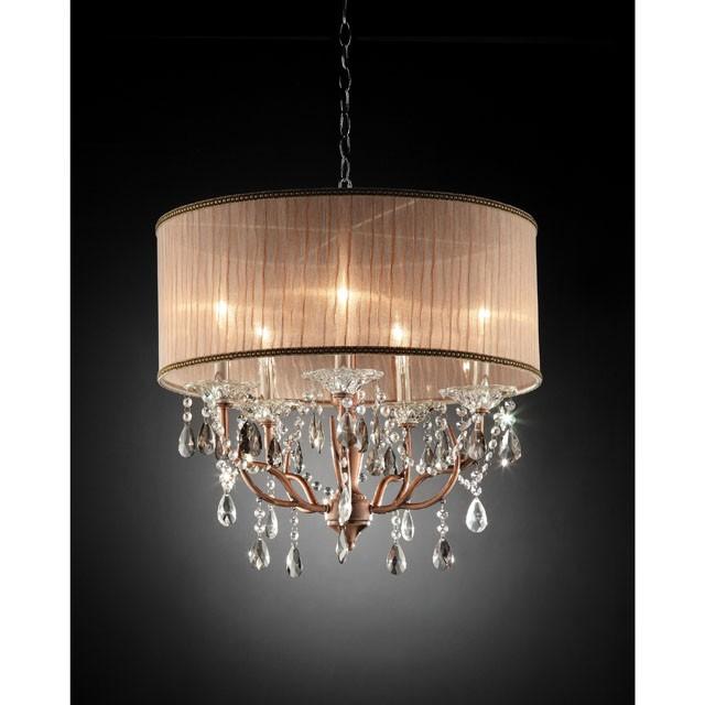 CECELIA Ceiling Lamp, Hanging Crystal - U&U Home Budget Furniture (Carteret, NJ)
