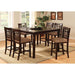 Central Park Square Counter Ht. Table - U&U Home Budget Furniture (Carteret, NJ)