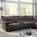 CERELIA Power Sectional, Gray - U&U Home Budget Furniture (Carteret, NJ)