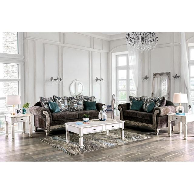 Cerise Love Seat - U&U Home Budget Furniture (Carteret, NJ)
