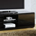 Cerro Black 59" TV Console, Black - U&U Home Budget Furniture (Carteret, NJ)