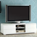Cerro White 59" TV Console, White - U&U Home Budget Furniture (Carteret, NJ)