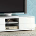 Cerro White 59" TV Console, White - U&U Home Budget Furniture (Carteret, NJ)