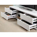 Cerro White 59" TV Console, White - U&U Home Budget Furniture (Carteret, NJ)