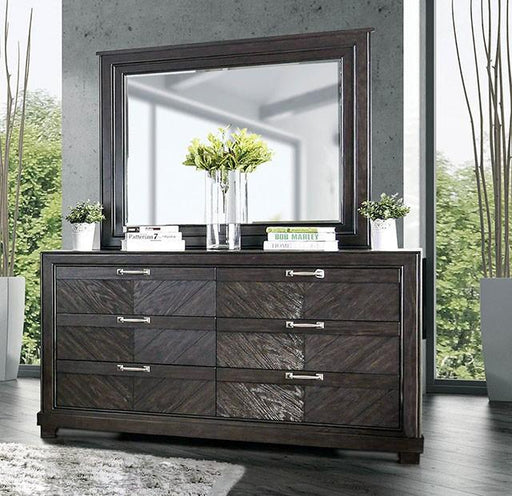 Argyros Espresso Dresser - U&U Home Budget Furniture (Carteret, NJ)