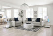 CHANCERY Sofa, Gray/Navy - U&U Home Budget Furniture (Carteret, NJ)