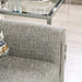 CHANCERY Sofa, Gray/Navy - U&U Home Budget Furniture (Carteret, NJ)