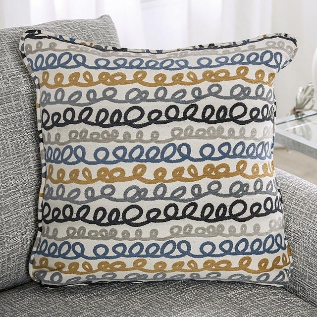 CHANCERY Sofa, Gray/Navy - U&U Home Budget Furniture (Carteret, NJ)
