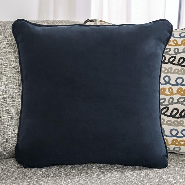 CHANCERY Sofa, Gray/Navy - U&U Home Budget Furniture (Carteret, NJ)