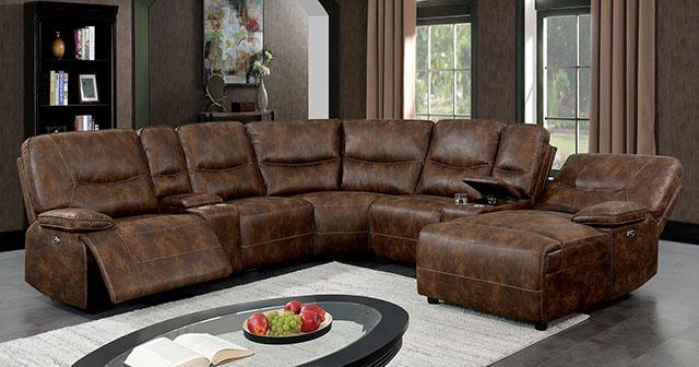 CHANTELLE Power Sectional - U&U Home Budget Furniture (Carteret, NJ)