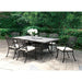 Charissa Antique Black/Beige Arm Chair (2/CTN) - U&U Home Budget Furniture (Carteret, NJ)
