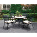 Charissa Round Patio Table - U&U Home Budget Furniture (Carteret, NJ)