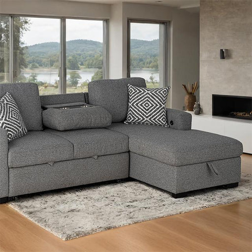 Chatham Sectional Chaise - U&U Home Budget Furniture (Carteret, NJ)