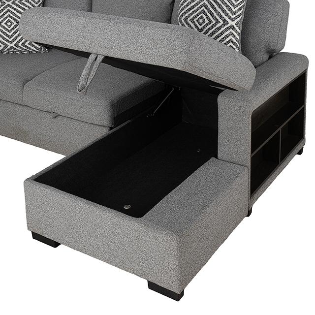 Chatham Sectional Chaise - U&U Home Budget Furniture (Carteret, NJ)