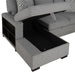 Chatham Sectional Gray - U&U Home Budget Furniture (Carteret, NJ)