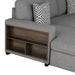 Chatham Sectional Gray - U&U Home Budget Furniture (Carteret, NJ)