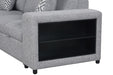 Chatteris Sectional Contemporary - U&U Home Budget Furniture (Carteret, NJ)