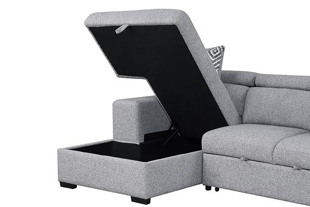 Chatteris Sectional Contemporary - U&U Home Budget Furniture (Carteret, NJ)