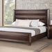 Chemnitz Bed Espresso & White - U&U Home Budget Furniture (Carteret, NJ)