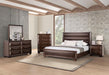 Chemnitz Bed Espresso & White - U&U Home Budget Furniture (Carteret, NJ)