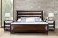 Chemnitz Bed Espresso & White - U&U Home Budget Furniture (Carteret, NJ)