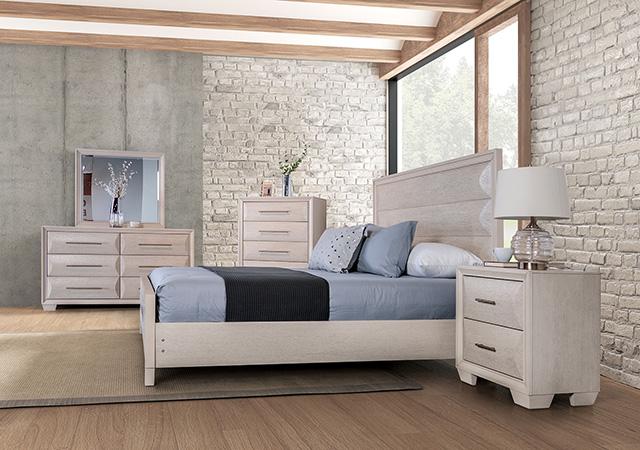 Chemnitz Bed Espresso & White - U&U Home Budget Furniture (Carteret, NJ)