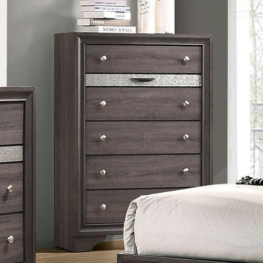 Chrissy Gray Chest - U&U Home Budget Furniture (Carteret, NJ)