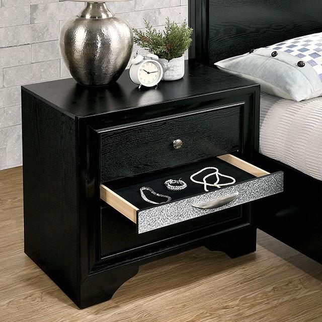 CHRISSY Night Stand - U&U Home Budget Furniture (Carteret, NJ)