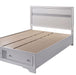 CHRISSY E.King, Full, & Queen Bed White, Grey, & Black - U&U Home Budget Furniture (Carteret, NJ)