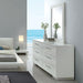 Christie Glossy White Dresser - U&U Home Budget Furniture (Carteret, NJ)