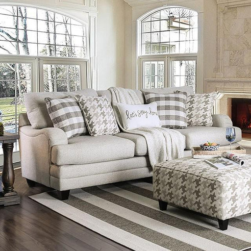 Christine Light Gray Sofa - U&U Home Budget Furniture (Carteret, NJ)