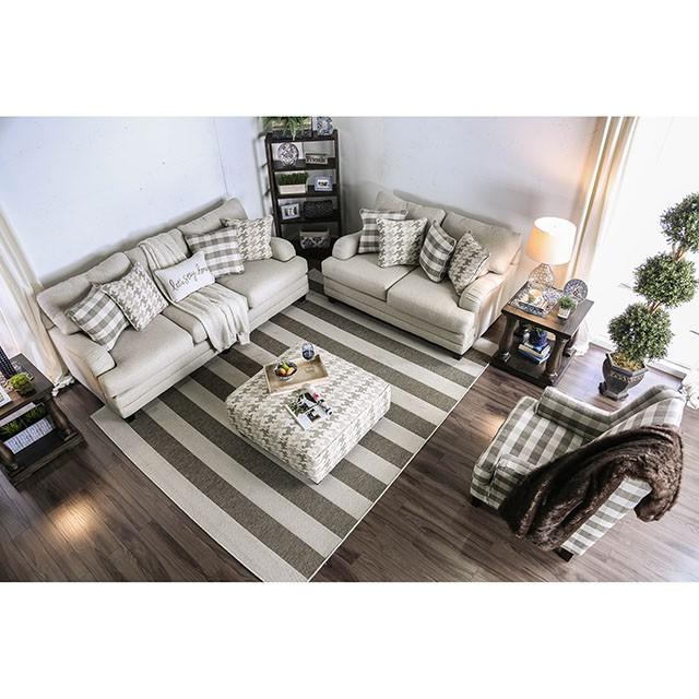 Christine Light Gray Sofa - U&U Home Budget Furniture (Carteret, NJ)